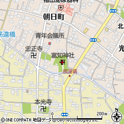 富知神社周辺の地図