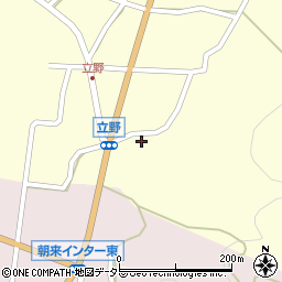 兵庫県朝来市立野46周辺の地図