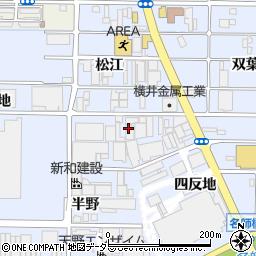 株式会社横井金属工業　師勝東工場周辺の地図