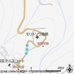 モリトソラ箱根周辺の地図