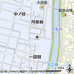 愛知県稲沢市祖父江町三丸渕川並前118-1周辺の地図