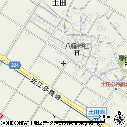 滋賀県犬上郡多賀町土田658周辺の地図