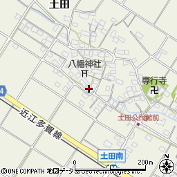 滋賀県犬上郡多賀町土田652周辺の地図