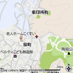 愛知県瀬戸市東印所町2-2周辺の地図