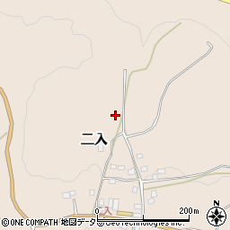 千葉県君津市二入周辺の地図