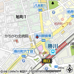 エニタイムフィットネス・勝川店周辺の地図