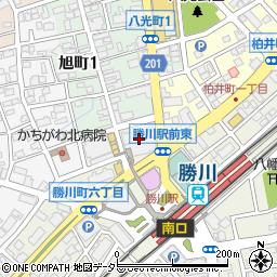 エニタイムフィットネス・勝川店周辺の地図