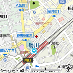 ＭＡＹパーク勝川東駐車場周辺の地図