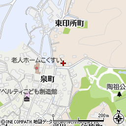 愛知県瀬戸市東印所町2周辺の地図