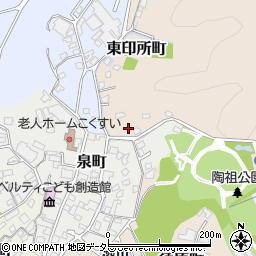 愛知県瀬戸市東印所町5周辺の地図