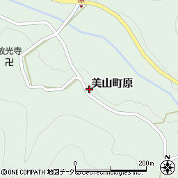 京都府南丹市美山町原ノテ周辺の地図