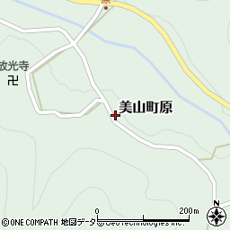 京都府南丹市美山町原（ノテ）周辺の地図