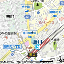 勝川歯科クリニック周辺の地図