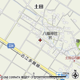 滋賀県犬上郡多賀町土田692周辺の地図
