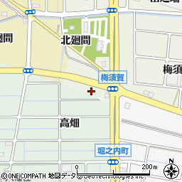 愛知県稲沢市梅須賀町南廻間周辺の地図