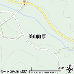 京都府南丹市美山町原周辺の地図