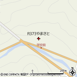 智頭町　山郷地区公民館周辺の地図