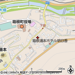 セブンイレブン箱根湯本店周辺の地図