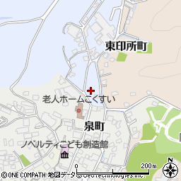 愛知県瀬戸市西印所町2周辺の地図