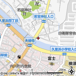 神奈川県横須賀市久比里2丁目6-10周辺の地図