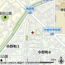 東篠公園周辺の地図