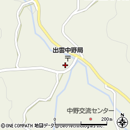島根県雲南市三刀屋町中野280周辺の地図