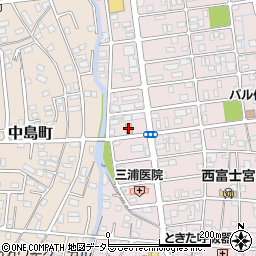 セブンイレブン富士宮淀川町店周辺の地図