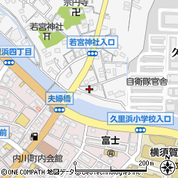 神奈川県横須賀市久比里2丁目6-9周辺の地図