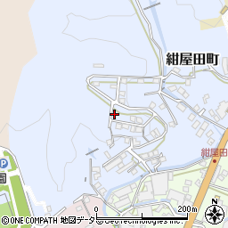 愛知県瀬戸市紺屋田町周辺の地図