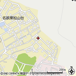 愛知県瀬戸市東松山町287周辺の地図