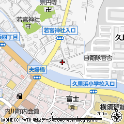 神奈川県横須賀市久比里2丁目6-7周辺の地図