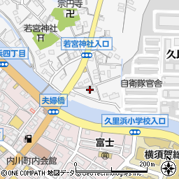 神奈川県横須賀市久比里2丁目6-7周辺の地図