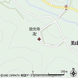 京都府南丹市美山町原サイミ周辺の地図