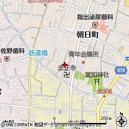 静岡県富士宮市朝日町14周辺の地図