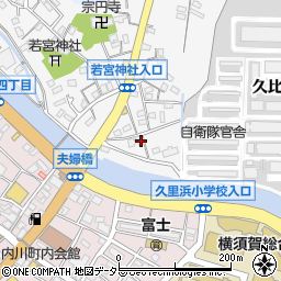 神奈川県横須賀市久比里2丁目6-5周辺の地図