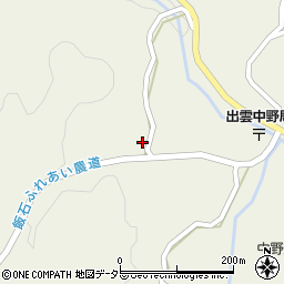 島根県雲南市三刀屋町中野1410周辺の地図