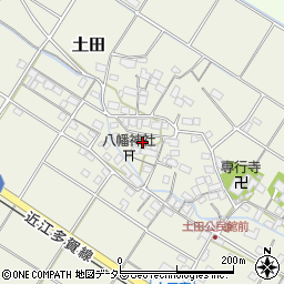 滋賀県犬上郡多賀町土田607周辺の地図