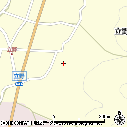 兵庫県朝来市立野72周辺の地図