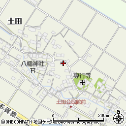 滋賀県犬上郡多賀町土田624周辺の地図