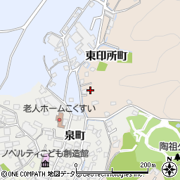 愛知県瀬戸市東印所町19-1周辺の地図