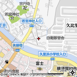 神奈川県横須賀市久比里2丁目6-15周辺の地図
