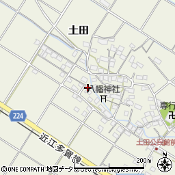 滋賀県犬上郡多賀町土田664周辺の地図