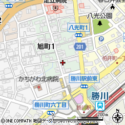 水徳勝川駅前店周辺の地図