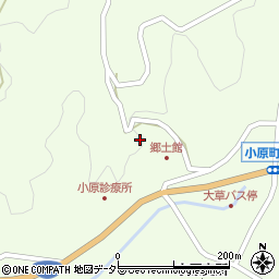 愛知県豊田市小原町周辺の地図