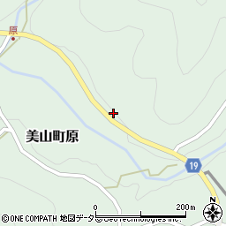 京都府南丹市美山町原（和田）周辺の地図