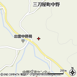 島根県雲南市三刀屋町中野911周辺の地図