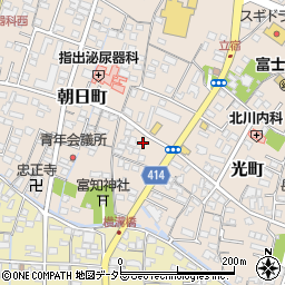 静岡県富士宮市朝日町2周辺の地図