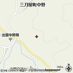 島根県雲南市三刀屋町中野905周辺の地図