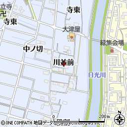 愛知県稲沢市祖父江町三丸渕川並前周辺の地図