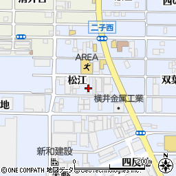名鉄タクシー　名北営業所事務周辺の地図